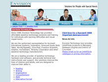 Tablet Screenshot of envisiontechnology.org
